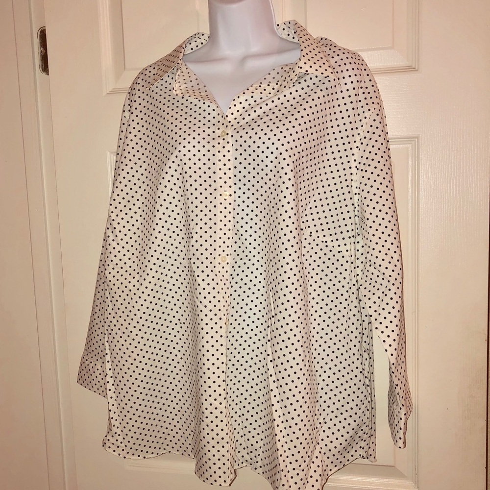 Ralph Lauren Polka Dot Blouse (3XL)